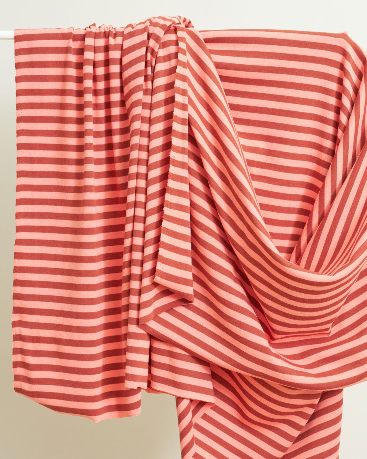 Melon Pink Mid Weight Jersey Knit
