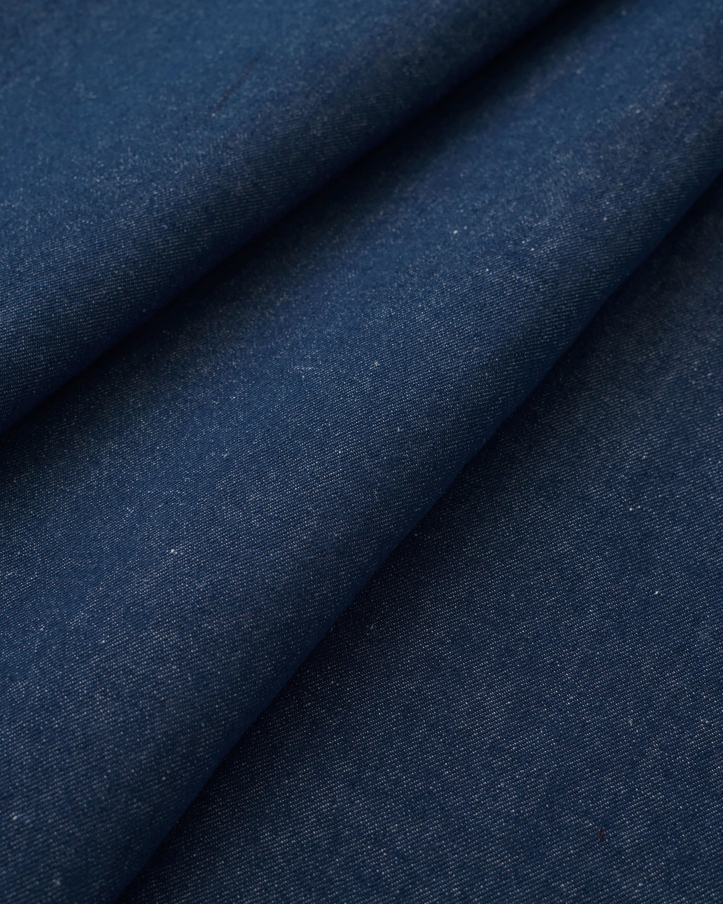 Mid Blue Lightweight Hemp Cotton Denim
