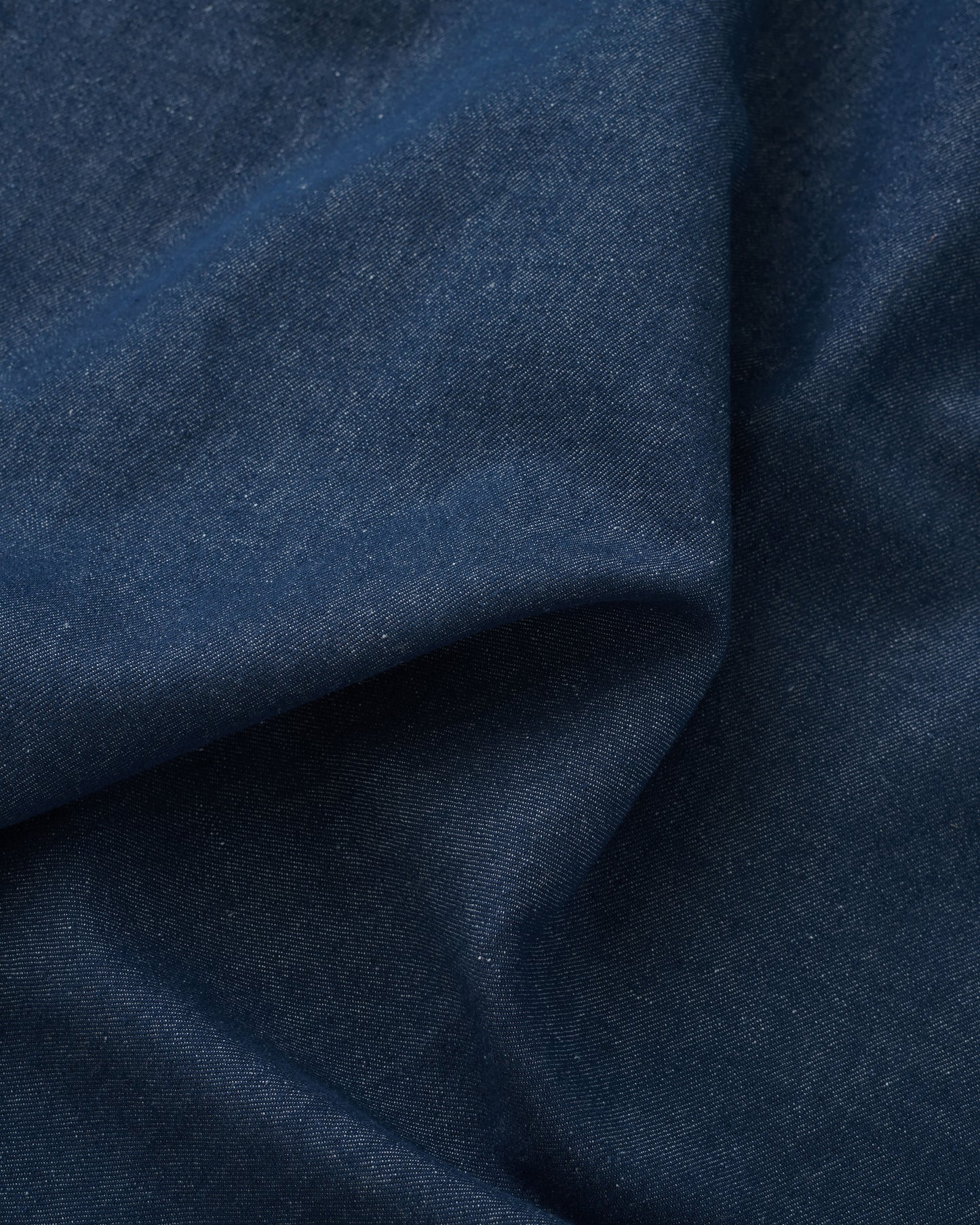 Mid Blue Lightweight Hemp Cotton Denim