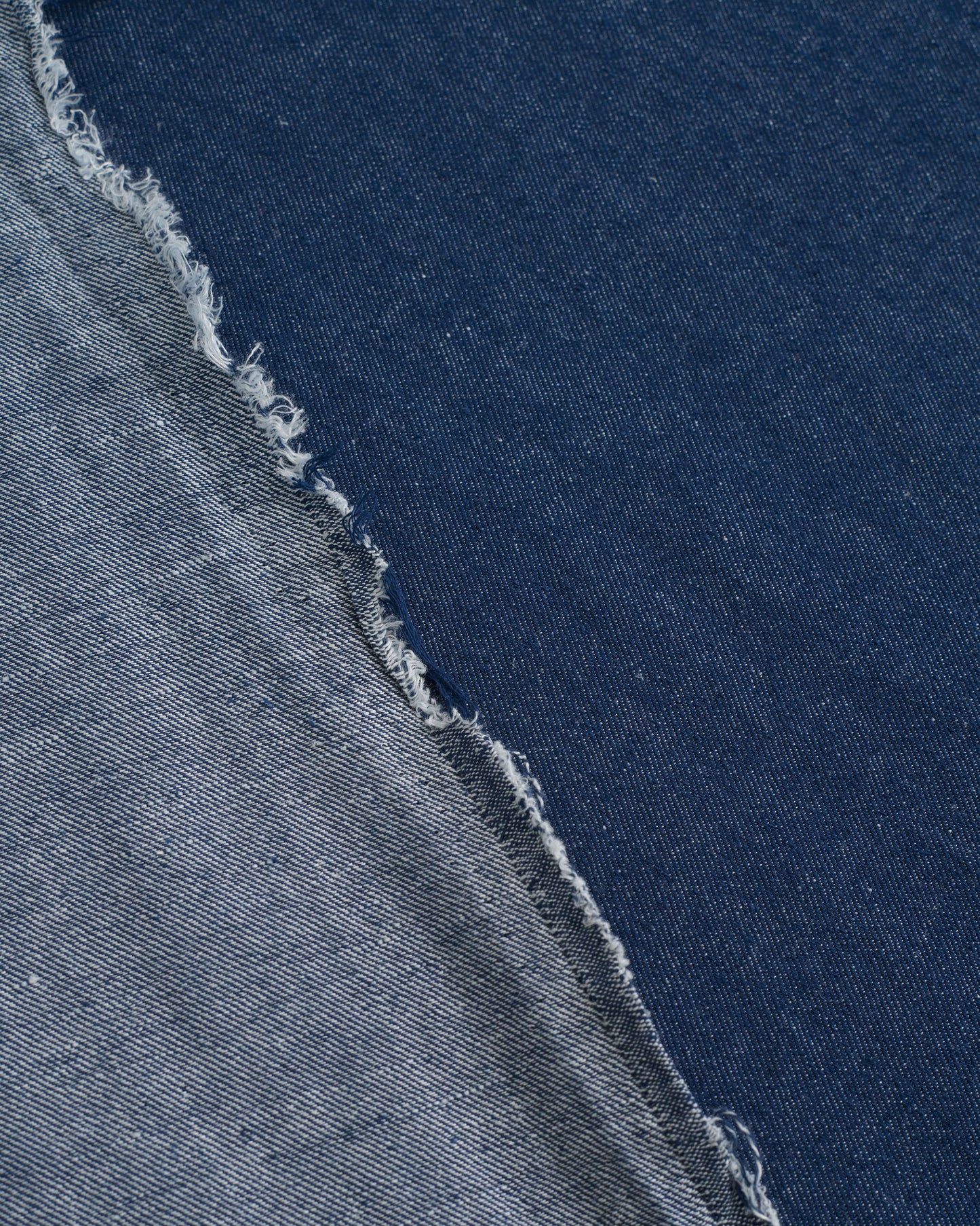 Mid Blue Lightweight Hemp Cotton Denim