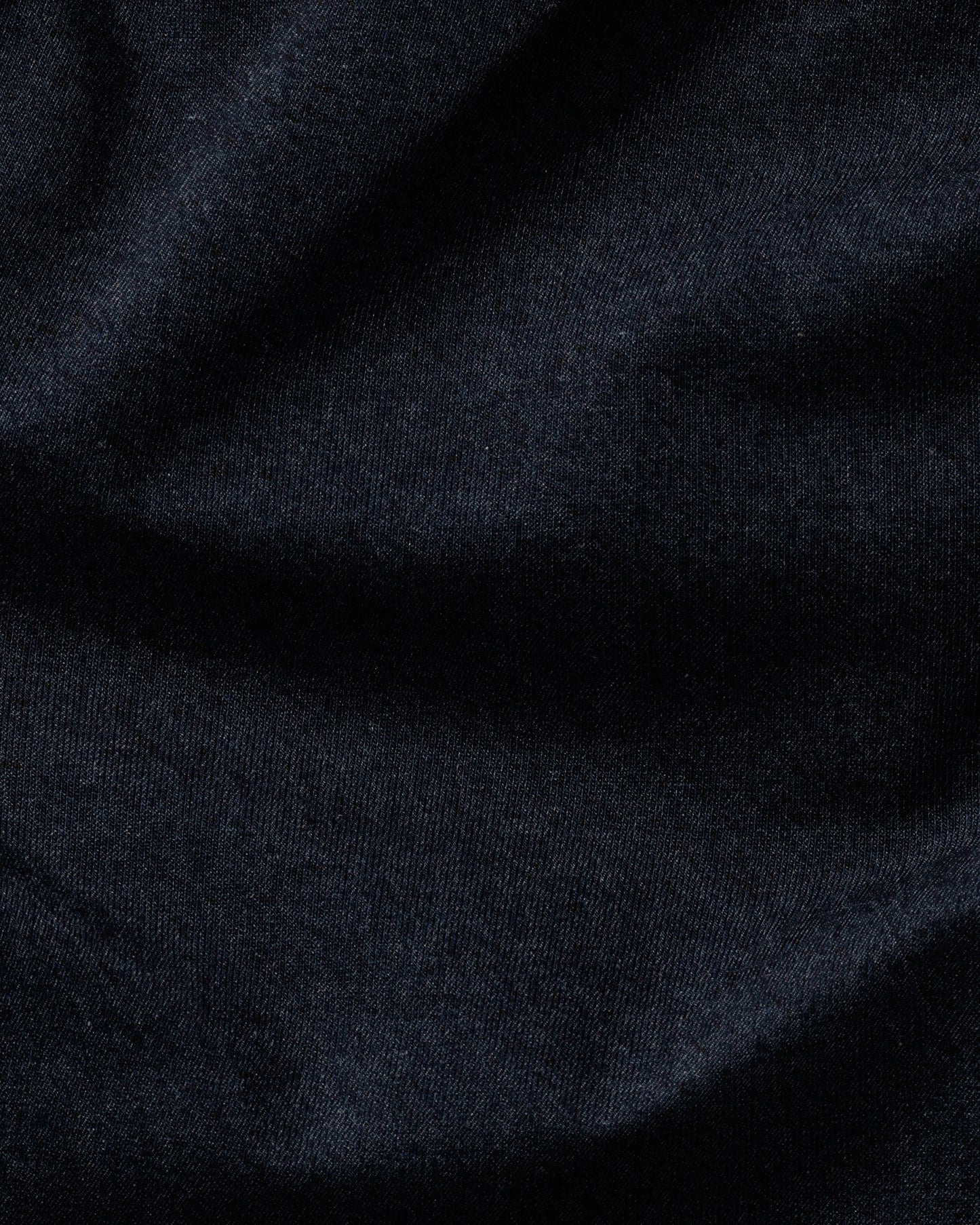 Midnight Stonewashed Wool Denim Twill