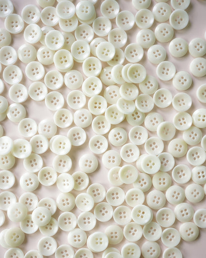 Milk 1/2" Corozo Nut Buttons