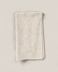 Natural Railroad Stripe Linen