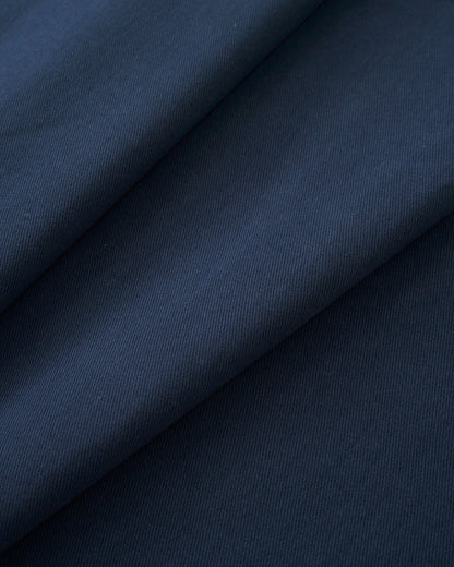 Navy Extra Soft Brushed Heavyweight Cotton Twill