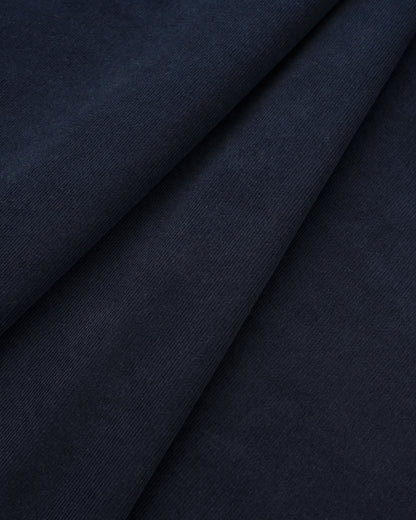 Navy Feather Soft Cotton Corduroy