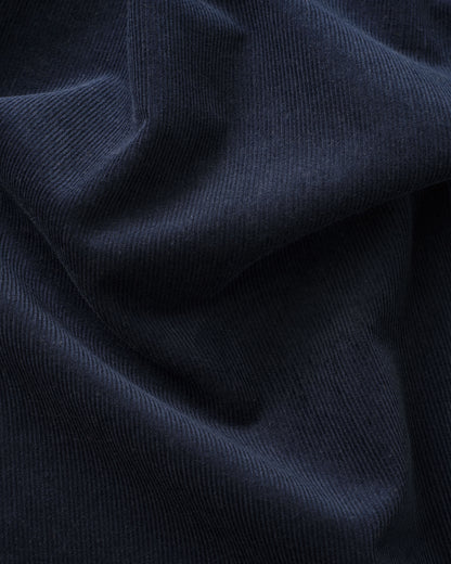 Navy Feather Soft Cotton Corduroy