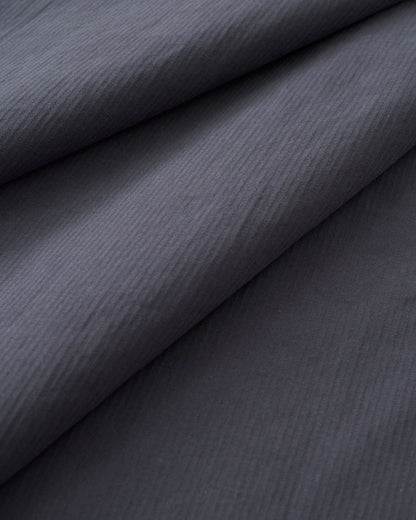 Navy Hickory Tonal Stripe Cotton Twill