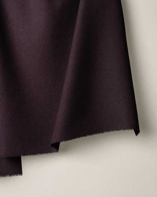 Night Plum Brushed Bull Denim