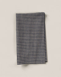 Night Sky Micro Gingham Linen