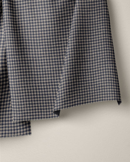 Night Sky Micro Gingham Linen