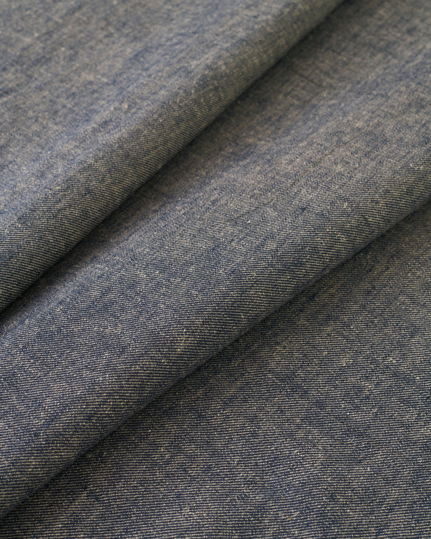 Night Tint Chambray Denim Linen Cotton Blend
