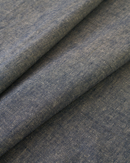 Night Tint Chambray Denim Linen Cotton Blend
