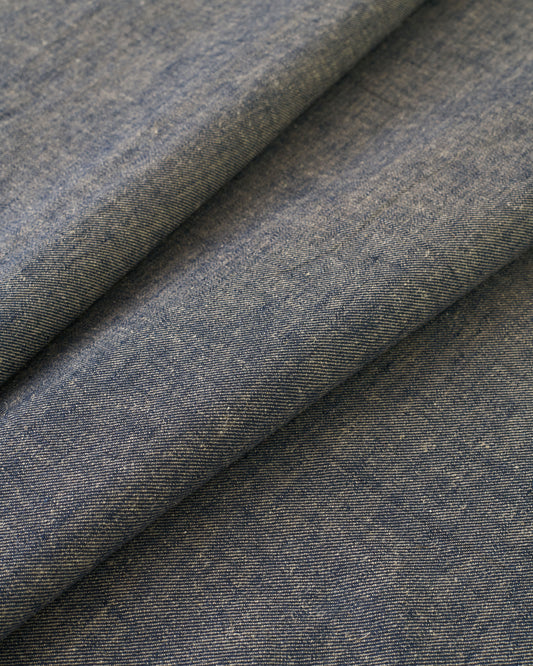 Night Tint Chambray Denim Linen Cotton Blend