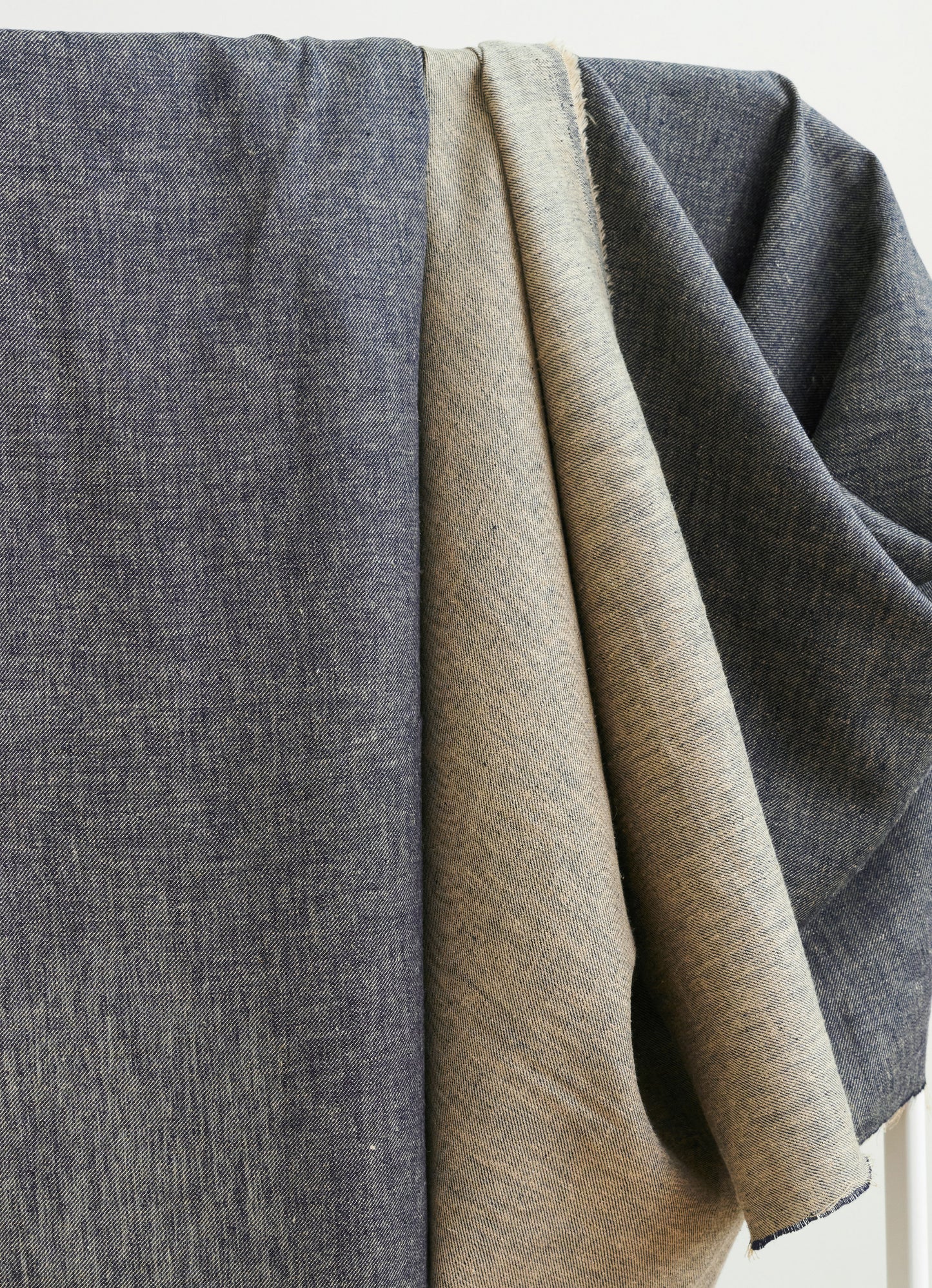 Night Tint Chambray Denim Linen Cotton Blend