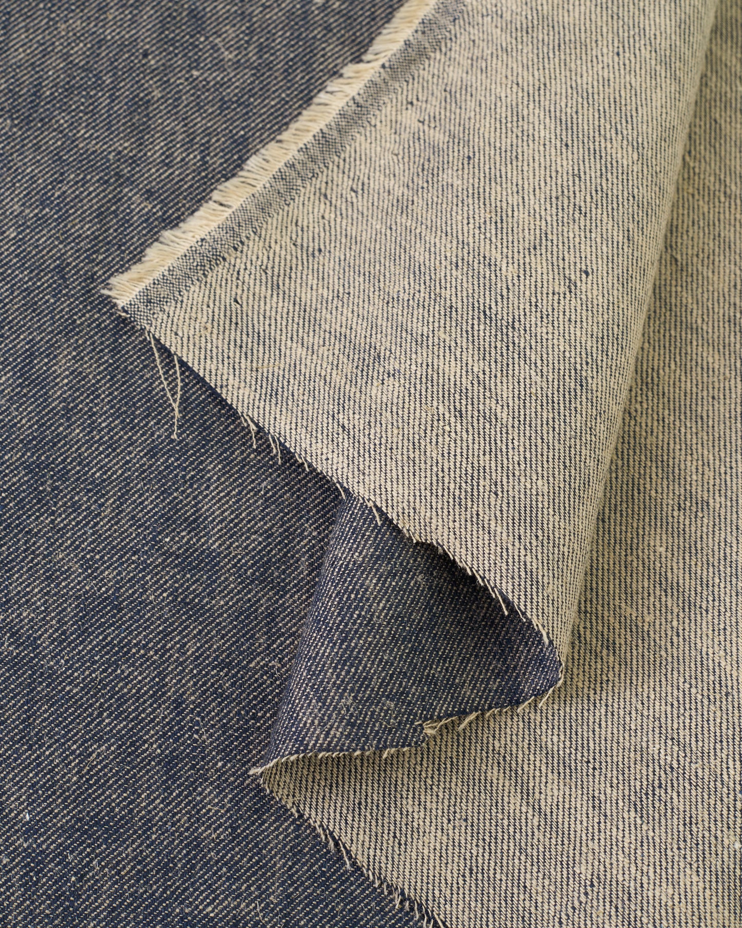 Night Tint Chambray Denim Linen Cotton Blend