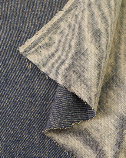 Night Tint Chambray Denim Linen Cotton Blend