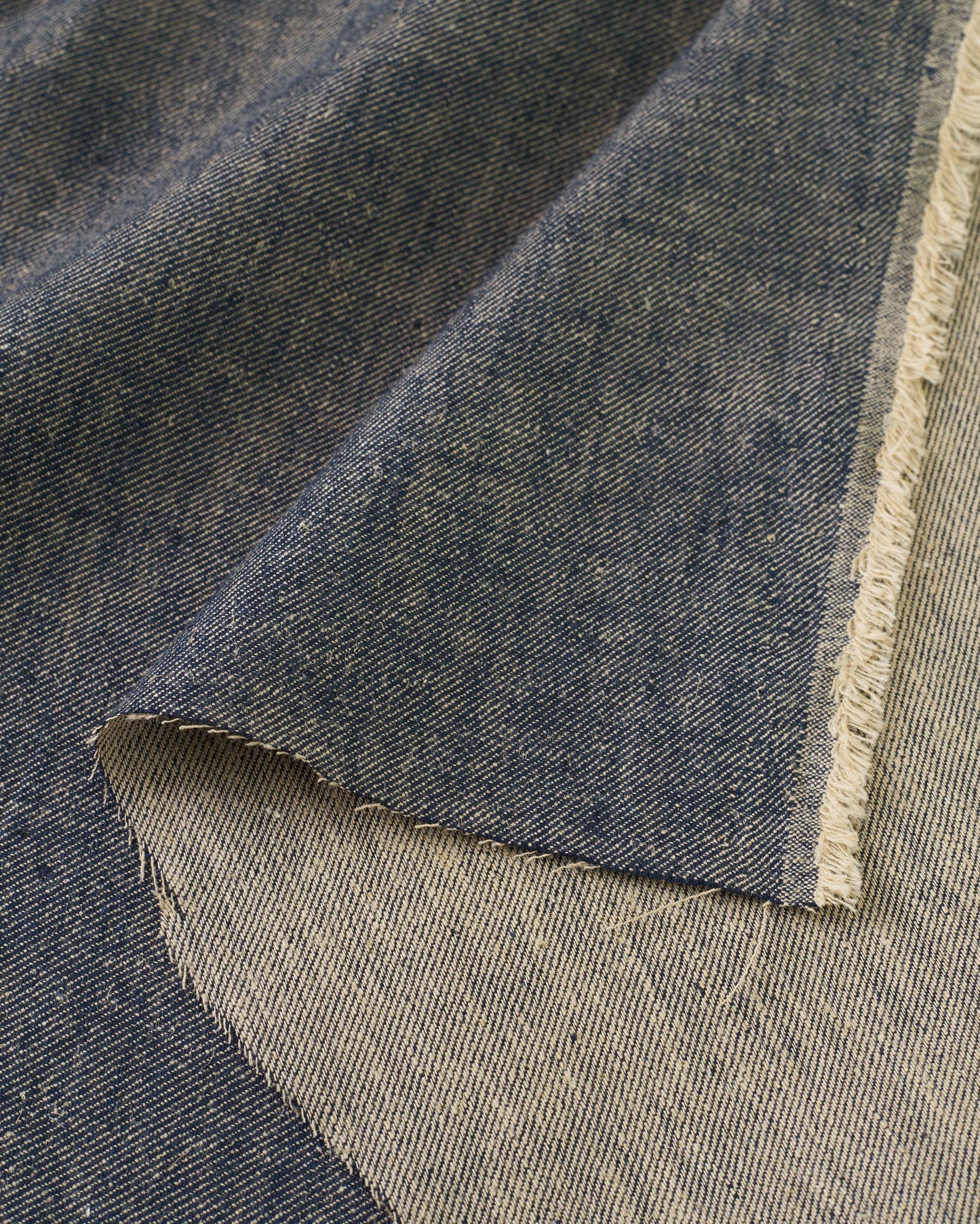 Night Tint Chambray Denim Linen Cotton Blend