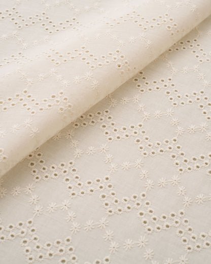 Oat Honeycomb Cotton Eyelet