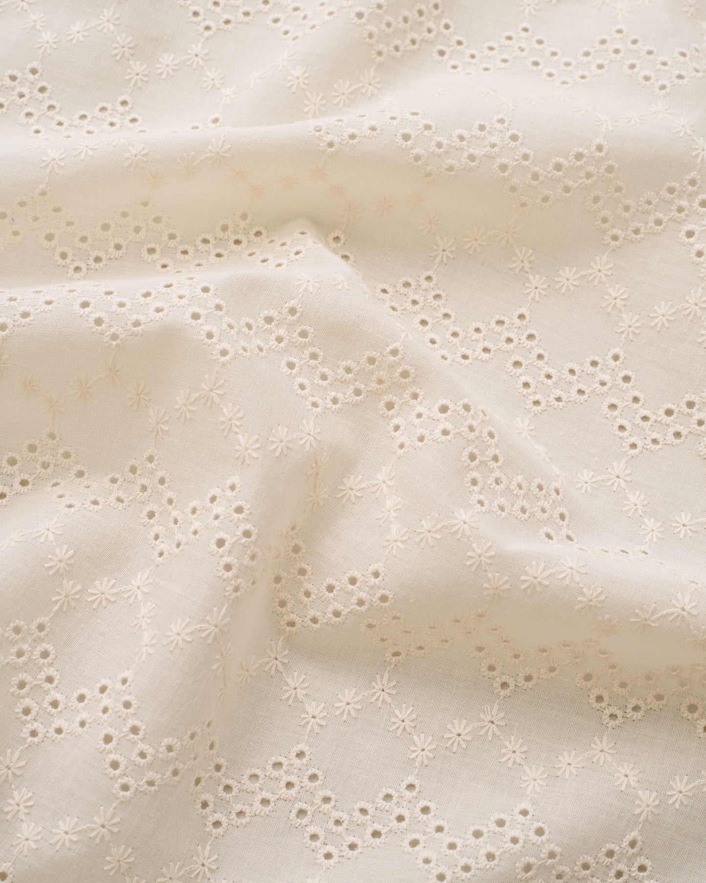 Oat Honeycomb Cotton Eyelet