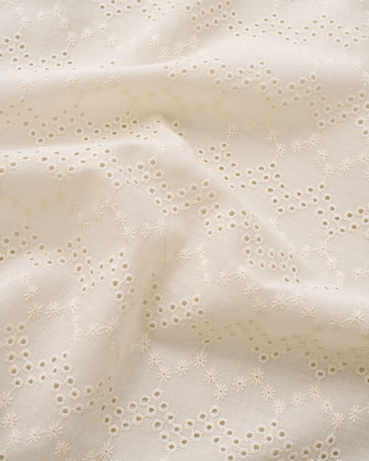 Oat Honeycomb Cotton Eyelet