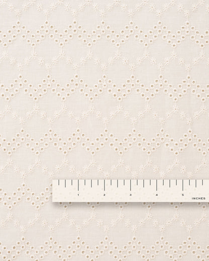 Oat Honeycomb Cotton Eyelet