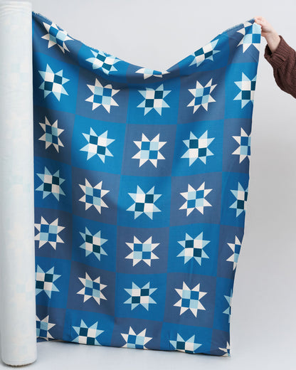 Patchwork Star Washed Cotton Twill