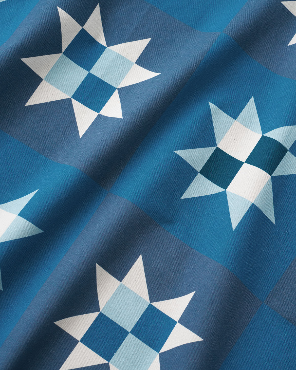 Patchwork Star Washed Cotton Twill