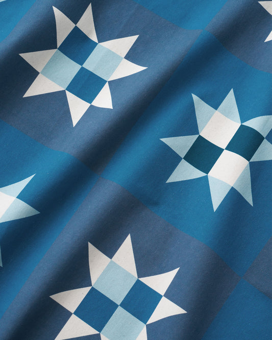 Patchwork Star Washed Cotton Twill