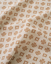 Patchwork Tile Custom Printed Linen Cotton Blend