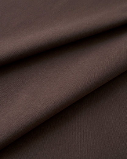 Peat Brown Workwear Cotton Twill