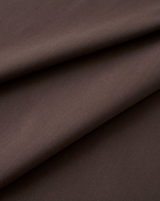 Peat Brown Workwear Cotton Twill