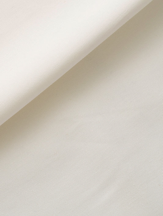 Petal White Workwear Cotton Twill
