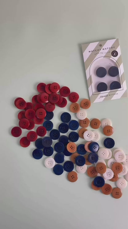 Milk 1" Corozo Nut Buttons