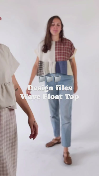 Wave Float Top PDF Sewing Pattern