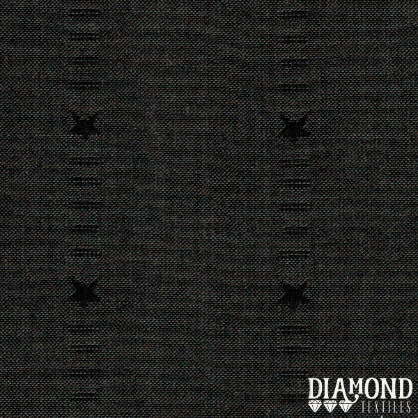 Primitive Stars Charcoal Black Cotton