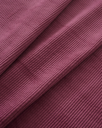 Relaxed 6 Wale Soft Washed Corduroy - Raspberry Rose
