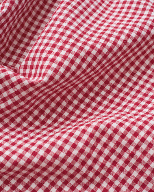 Cherry Kitchen Gingham Cotton