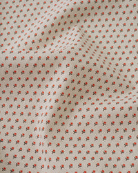 Red Seedling Custom Printed Linen Cotton Blend