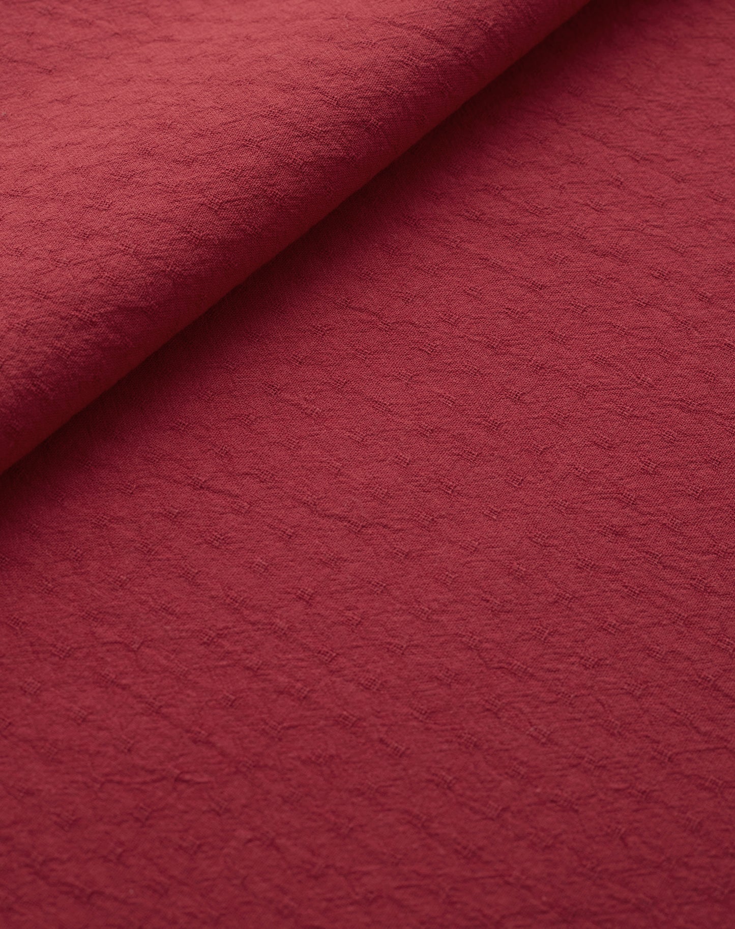 Red Tiny Dobby Check Cotton