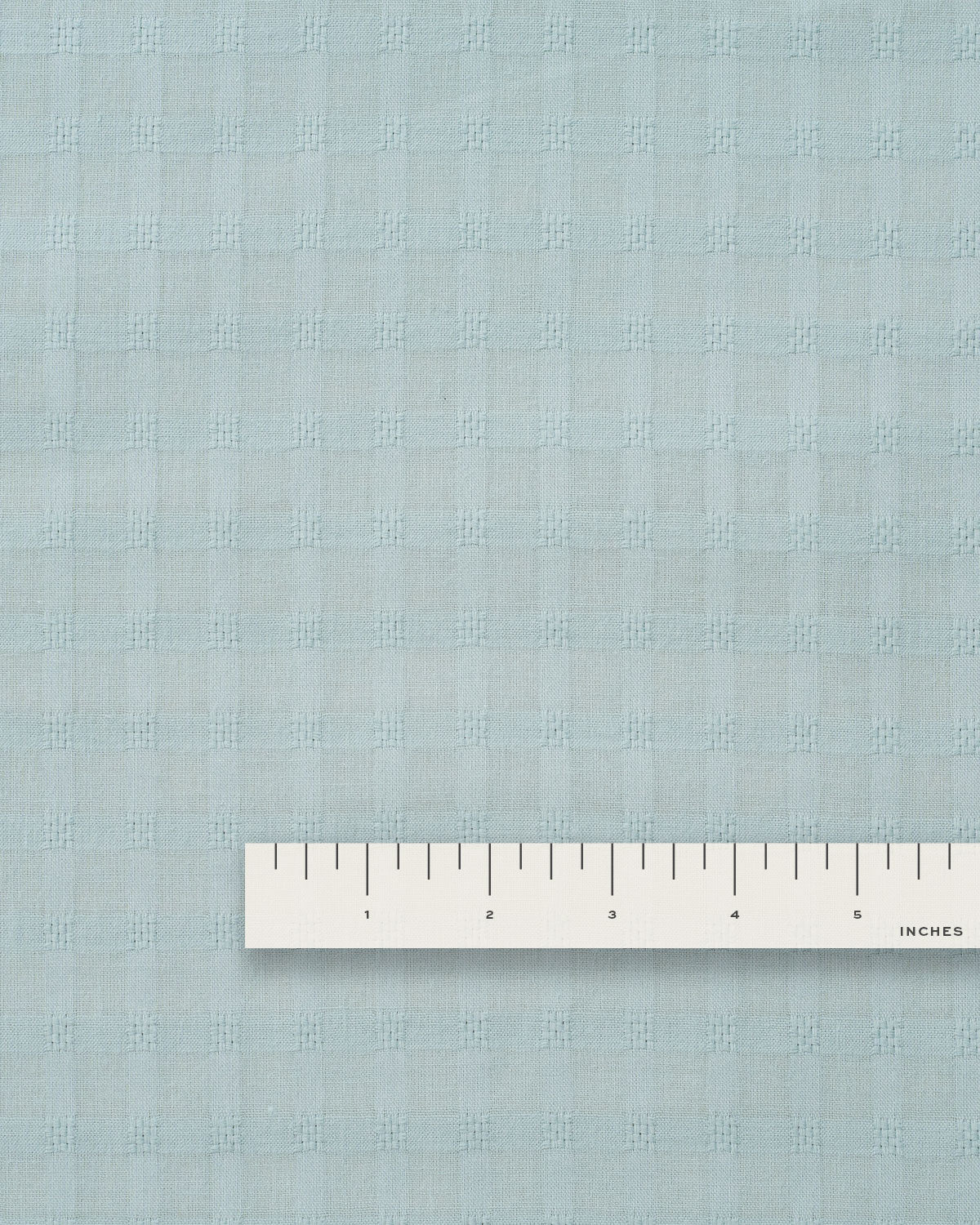 Robin's Egg Grid Check Dobby Cotton