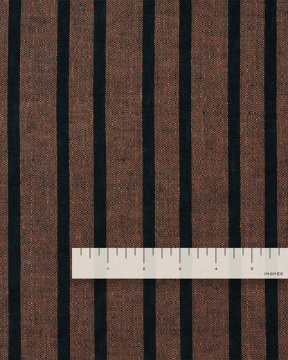Sable Home Stripe Washed Linen