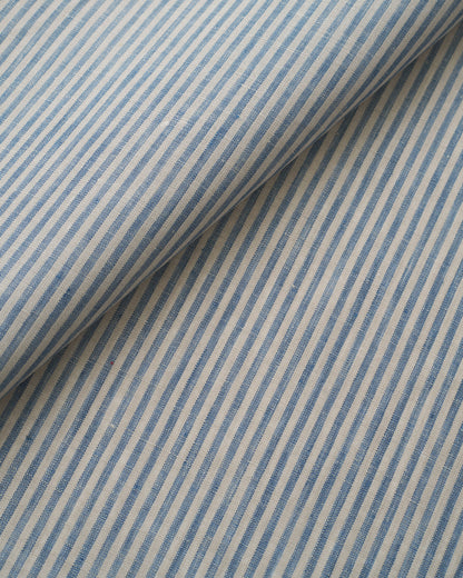 Marine Thin Stripe Linen