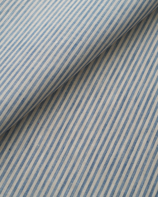 Marine Thin Stripe Linen