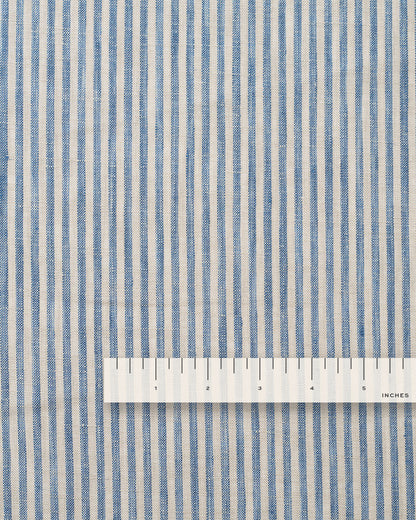 Marine Thin Stripe Linen