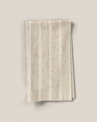 Sand Castle Twin Stripe Washed Linen