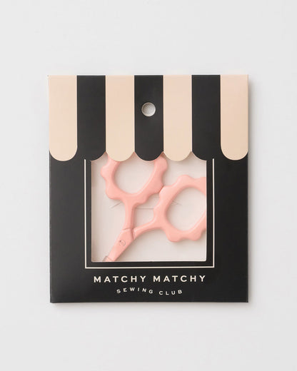 Pink Scallop Handle Embroidery Scissors