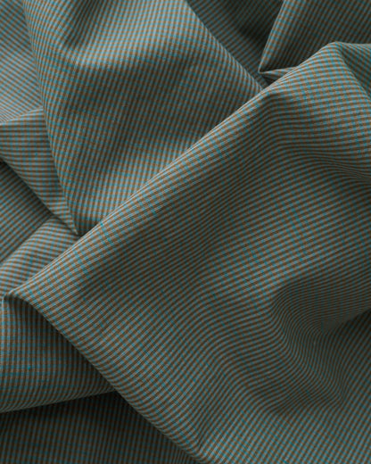 Seaglass Tiny Gingham Linen Cotton