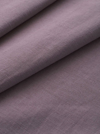 Shadowed Lilac Cotton Linen Twill