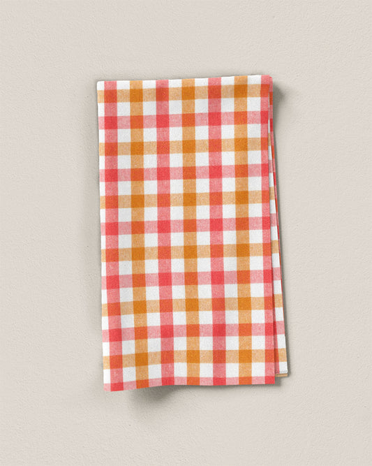 Sherbet Standard Gingham Cotton