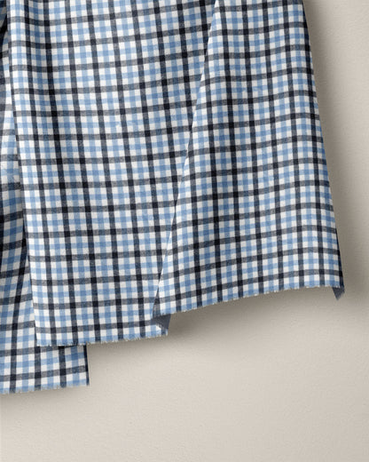 Sky Petite Gingham Cotton